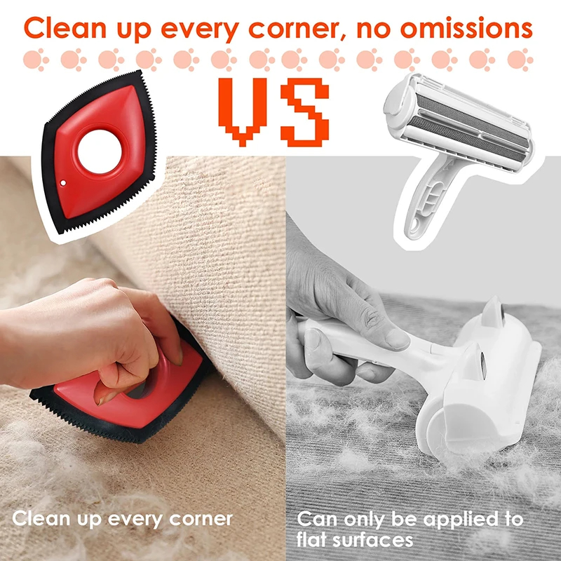 4 Modes Pet Hair Remover Comb  - Detailing Brush Set ulasan dan harga