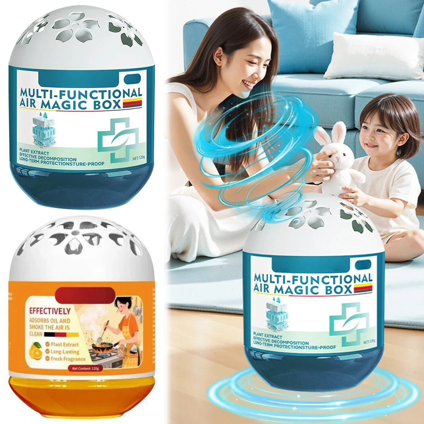 Multi Functional Air-Magic Box - Odor Eliminator Car ulasan dan harga