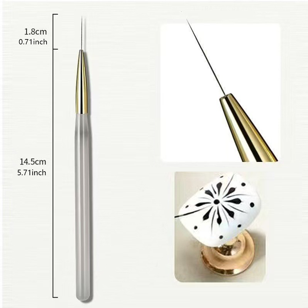 1pcs French Plaid Nail Art Bru - Detailing Brush Set ulasan dan harga